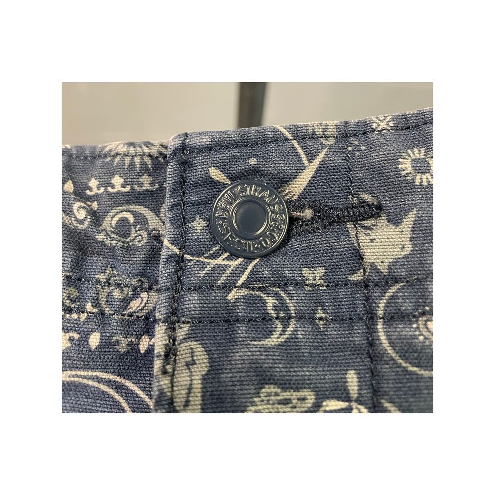Levis Printed Bandana Chore Utility Pants Urban Outfitters Boho Gorpcore 33x30 - Picture 5 of 14